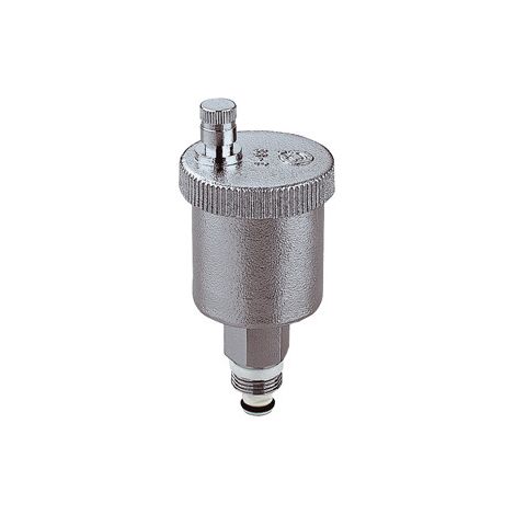 Thermador – Purgeur d'air automatique 12x17 mâle 3/8 – Corps laiton chromé – Mécanisme inox avec joint torique performant – Pression max 10 bar