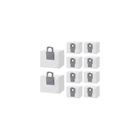 Lot de 10 Sacs à Poussière Accessoires pour Xiaomi Roborock S8+/S8 Pro Ultra S7 MaxV Ultra/S7 Pro Ultra/Q7+/ Q7 Max+/Q5+/T8, Sacs d'aspirateur de Rechange pour Roborock s7