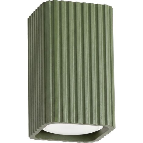 Deckenleuchte RAYO 10 olivgrün Aluminium 1xGU10 6cm Sollux (1/5)