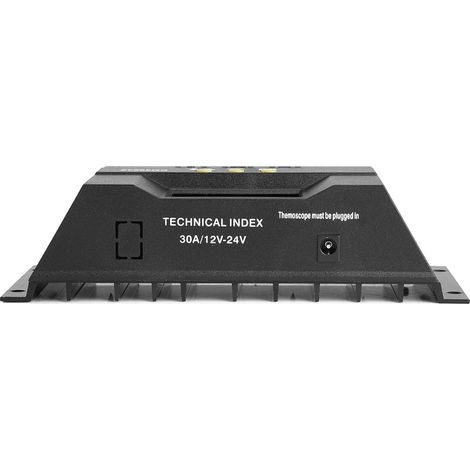 Régulateur de charge intelligent PWM pour panneaux solaires, tension et courant du générateur 12V/24V (1/4)