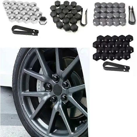 Radnaben-Set für Tesla Model 3/S/X mit Nabenkappen und Radmutternabdeckungen D7YA (1/4)