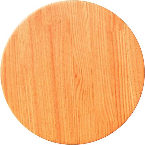 Maison Exclusive - Piano Tavolo Rotondo Marrone Cera Ø30x2,5cm Legno Massello Pino