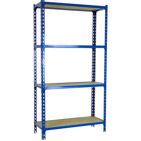 Simonrack Leichtregal blau Holz 1500x1200x500 mm