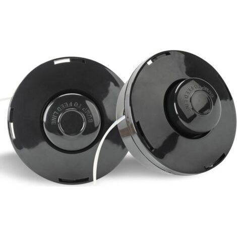 Pack of 2 Universal Nylon Trimmer Heads for Gasoline Trimmers, M10 x 1.25 (1/5)
