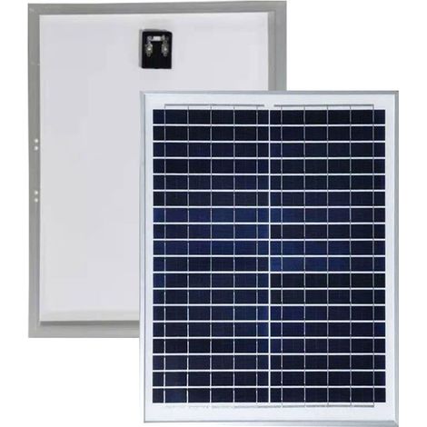 Panneau solaire portable monocristallin 20 W 18 V pour recharger une batterie 12 V (camping-car, bateau, tente, yacht, voiture). (1/5)