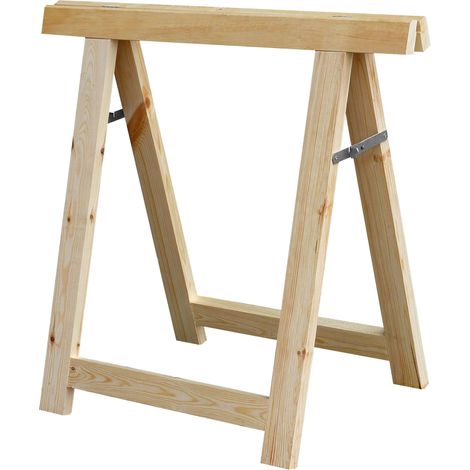 Cavalletto industriale in legno 80x80 cm OUTIFRANCE