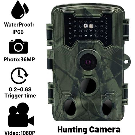 Caméra anti-chasse PR1000 populaire, 36 MP haute définition, protection de jardin, caméra extérieure à capteur infrarouge anti-chasse - PR1000