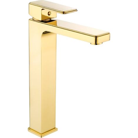 Mexen Cetus rubinetto lavabo alto, oro - 744310-50 (1/2)