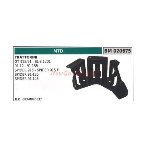 Carter Riemenabdeckung für Rasentraktor Rasenmäher GT 115/91 MTD 020675