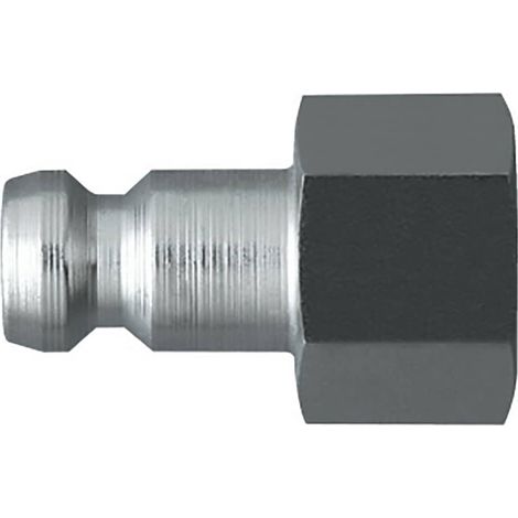 Raccord rapide pneumatique Legris, Tuyau cannelé vers Femelle, Mâle 1/4 in Female 1/4pouces Européen, Profil rectus en ( Prix pour 1 )