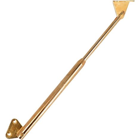 Supporto per ante a ribalta - 200 mm - acciaio ottonato