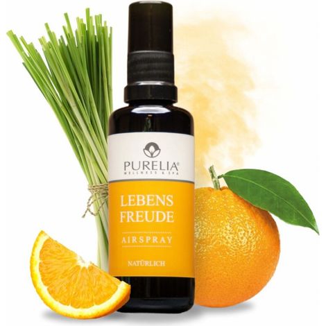 PURELIA Airspray Lebensfreude 50 ml Hochwertige ätherische Öle Raumspray Raumduft (1/3)
