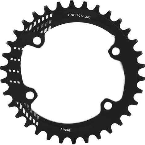 Pignon étroit large BCD 96mm pour M6000 M7000 M8000, plateau simple 34T noir (1/5)