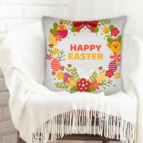 Housse de coussin décorative salon doux pour mariage, anniversaire, naissance de bébé (1/5)
