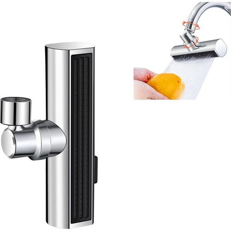 Prolunga multifunzione girevole a 1080° per rubinetto, per il risparmio idrico, con aeratore a 3 modalità, prolunga per rubinetto da cucina, con aeratore in ottone. (1/5)