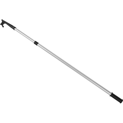Crochets de bateau télescopiques, robustes, légers et antidérapants, réglables et à poignée ergonomique, pour bateaux et yachts. 2 étapes : 121,9‑218,4 cm/48‑86 po (1/5)