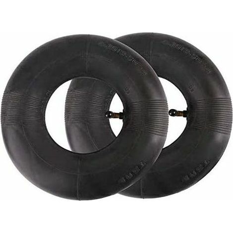 Pneu de Chambre à Air SéRies 4.10/3.50-4 Pouces pour Diable, Chariot, Chariot Manuel, Chariot de Jardin, Tondeuse à Gazon, Tube de Remplacement 4.10-4(2pcs) (1/4)