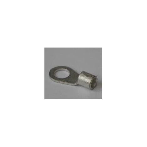 Cosse nue roulée brasée en cuivre étamé 4 à 6 mm² (à l'unité) bornage M6 pour raccord câble cuivre BT classe 2-6 KLAUKE