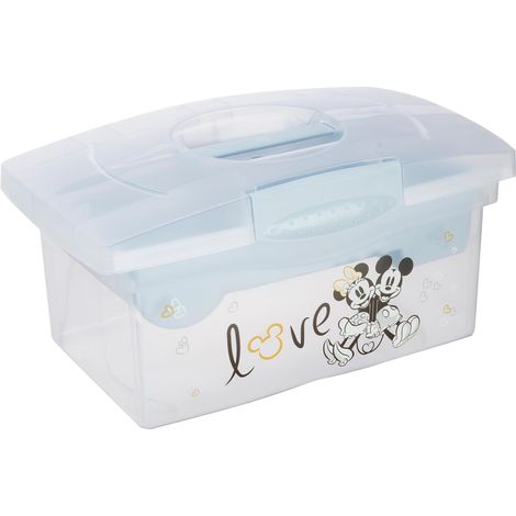 keeeper Scatola Portaoggetti con Coperchio, Topolino, Patryk, Cloudy Blue (Blu) (1/5)