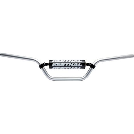 Manubrio per ATV Renthal 7/8" Racing 22 mm, argento, alluminio lucidato con spugna