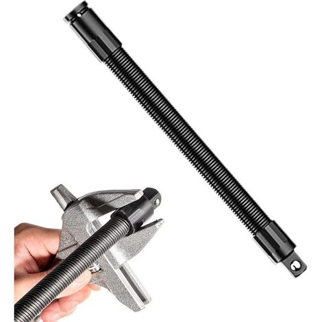 Rallonge flexible pour douilles Rallonge pour clé à douille, outil de mécanicien, adaptateur pour joint universel, outil de réparation pour garage et maison pour boulons et fixations, bricolage, méc (1/5)