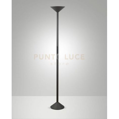 TRATTO LAMPADA DA TERRA GRIGIO ANTRACITE A LED CCT 2700K - 3200K - 4000K- 50W - 4000 lm DIMMERABILE