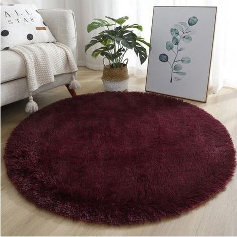 Tapis shaggy antidérapant - Ultra doux - Grand format - Pour salon et chambre - Matériaux de haute qualité - Durable (1/5)