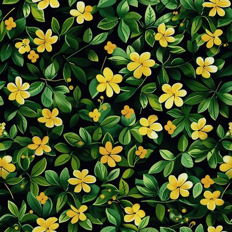 Tela decorativa para exteriores Oxford - Motivo primaveral I DX7258 (1/5)
