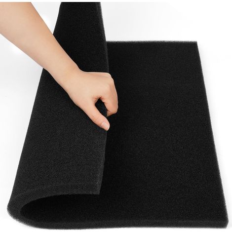 1 Mousse Filtrante 35 PPI 47x47x2 Cm Découpable Polyuréthane Pour Aquarium Et Bassin (1/5)
