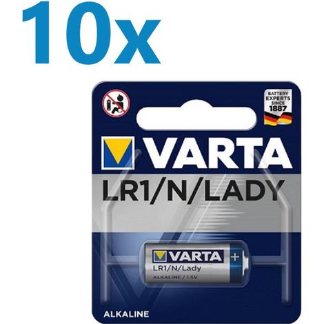 10x Varta Professional Electronics 4001 Lady Batterie 1er Blister (1/2)