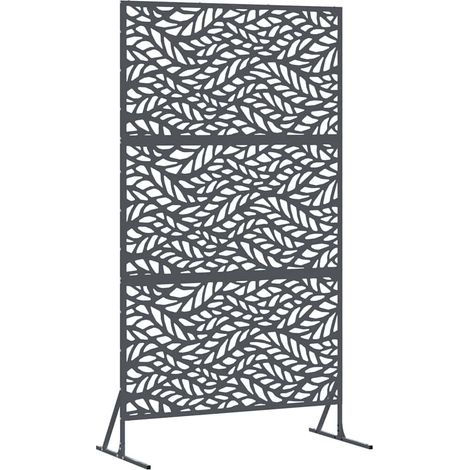 Maison Exclusive - Sichtschutz Anthrazit 100 x 50 x 180 cm Stahl