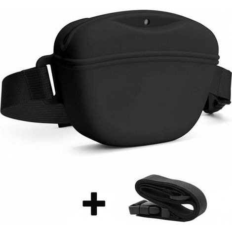 Sac De Dressage Pour Chien - Noir - Finition Lisse - Forme Compacte - Ceinture Ajustable Et Bandoulière De Remplacement - 1 Pièce (1/2)