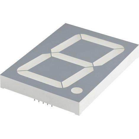 Kingbright Display a 7 segmenti Rosso 101.2 mm 7.4 V Numero in cifre: 1 SA40-19SURKWA (1/2)