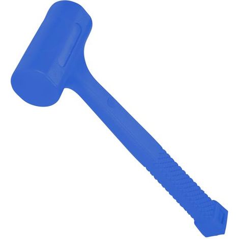 BlueSpot Dead Blow Hammer Rubber Head Mallet Garage Mechanics Camping 720g 1LB