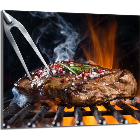 Glasschutzplatte für den Herd 60x52 Grill (1/5)