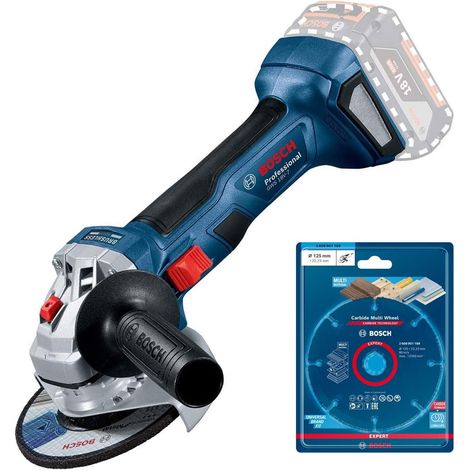 Bosch GWS 18V-7 125 18v 125mm 5"" Brushless Angle Grinder Bare + Carbide Disc