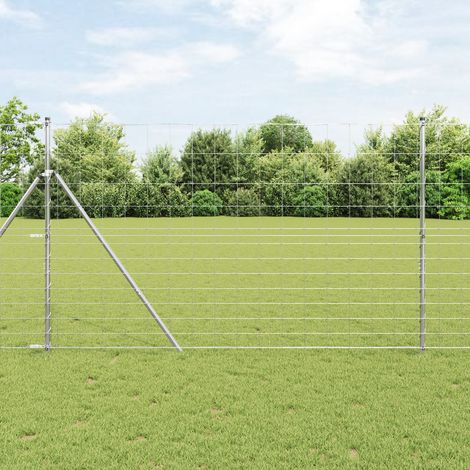 vidaXL Wild Fence Hot Dip Galvanized 1000 x 150 x 0.18 cm Iron (1/5)