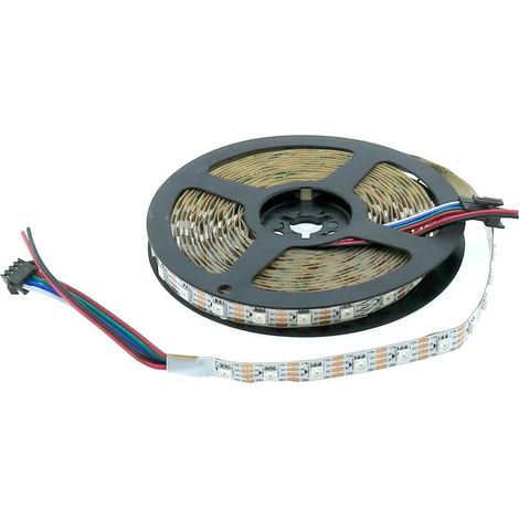IluminaShop - Tira LED DIGITAL 90W 12V DC WS2811 300 LEDs 18W/m IP20 RGB (5 metros) RGB (1/4)