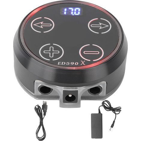 Netzteil für Tätowiermaschinen mit digitalem Farb-LCD-Bildschirm, Netzbox für Tätowiermaschinen, 110–220 V, US-Stecker (1/5)