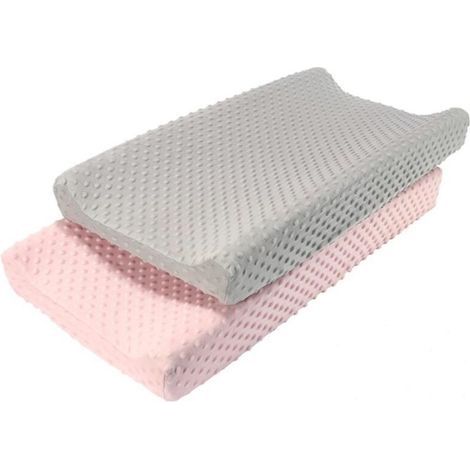 2 Pièces Housses de Table à Langer Imperméables, Lavables et Amovibles pour Matelas à Changer Bébé