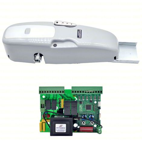 Attuatore Rocket Elettromeccanico X Porte Box Garage 230v Con Centrale Quadro