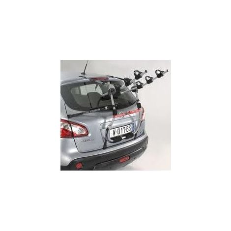 Mottez – Porte-vélo 3 vélos à sangles crabot – Charge max 45 kg – Réglage inclinaison crabot automatique – Protection carrosserie mousse haute densité