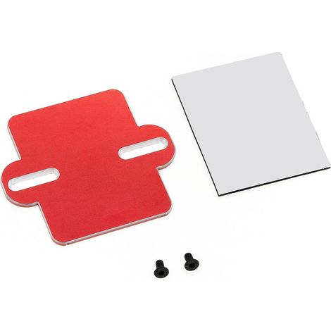 Ersatz-ESC-Montageplatte aus Kohlefaser für Traxs Slash 4x4 2WD 1/10 Short Course Truck Upgrade Par-Red