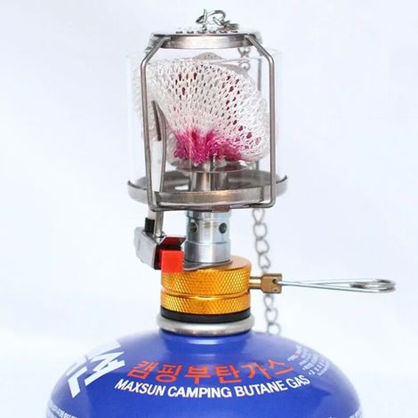 Lampe à gaz de camping extérieure, lanterne, lampe de tente, lampe torche en verre suspendue, lampe à gaz portable, équipement de camping, réchauds de cuisine portables