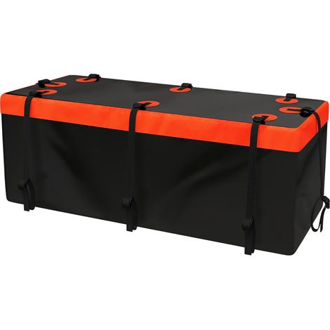 Attelage de remorque Soft Shell Coffre arrière de Voiture pour l'arrière du véhicule Capacité boîte de Transport Pliable et étanche : 612 litres Dimensions : 152 x 66 x 61 cm