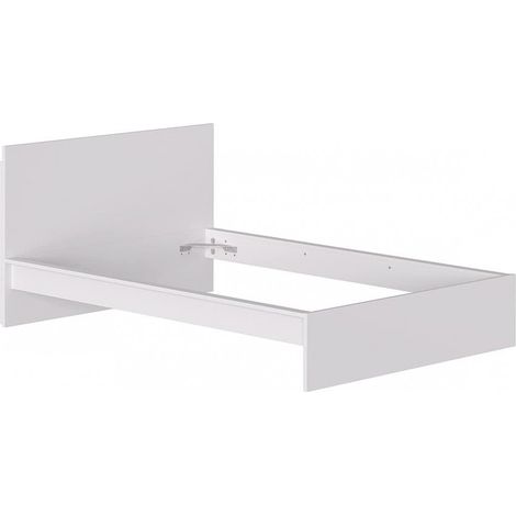 Structure de lit double 214x177 cm blanc mat - Austria (1/5)