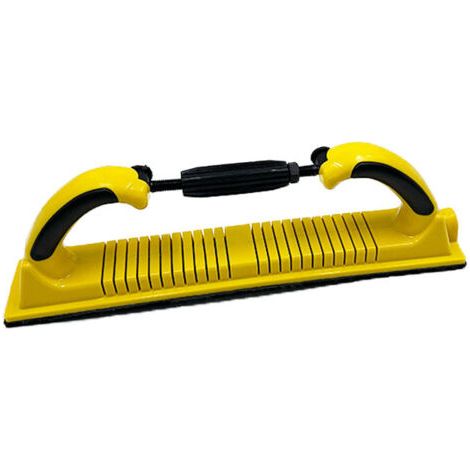 Ponceuse à Main Professionnelle, Cale a Poncer Carrosserie, Ponceuse Carrosserie Voiture, Outil de Ponçage Manuel, pour Bandes Abrasives, Parfait pour le Polissage et le Meulage (1/5)