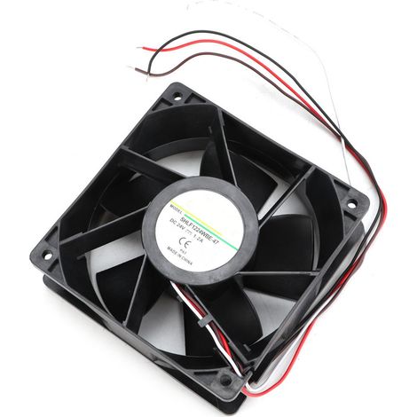 Ventilateur de refroidissement à courant continu 24 V 28,8 W 4800 tr/min pour pompe à eau et composants informatiques. (1/5)