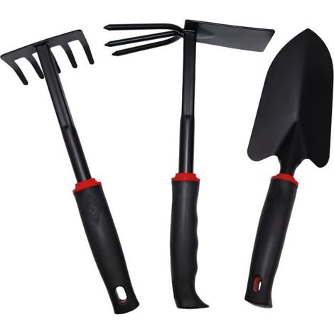 BECHE ALIMENTATION GARTENWERKZEUGE - GARTENWERKZEUGE ZUBEHÖR Set aus 3 manuellen Gartenwerkzeugen aus Edelstahl