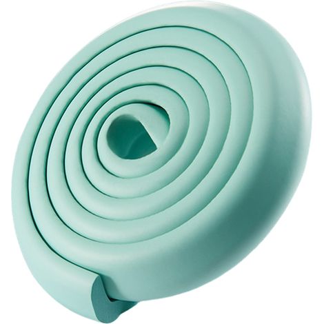 Protectores de esquinas para bebés, ideales para proteger las esquinas afiladas de mesas, armarios y paredes (verde, 1 rollo). (1/5)